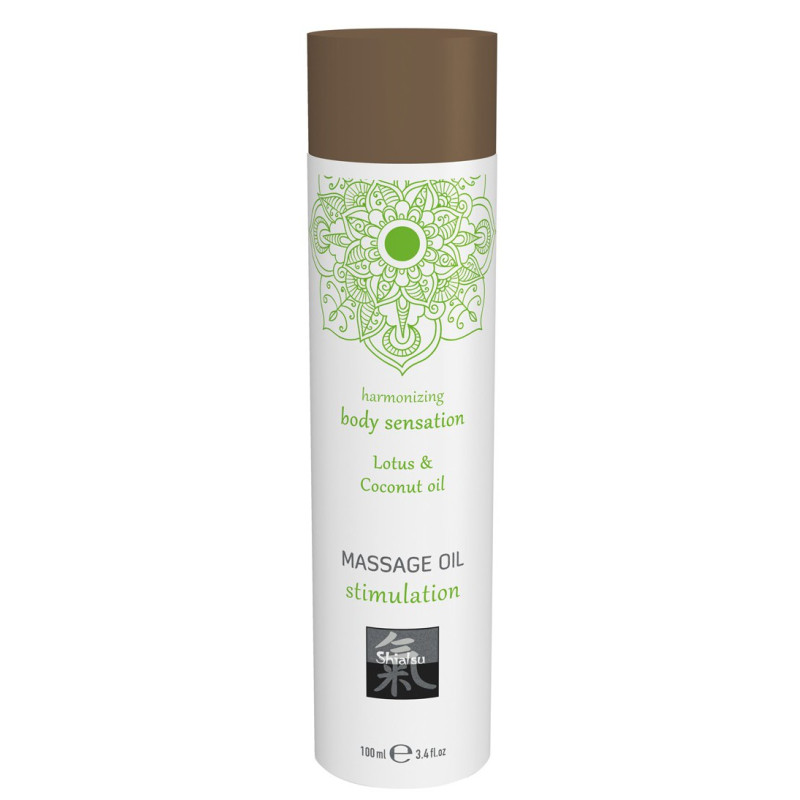 Shiatsu Huile de massage Stimulation Lotus et Coco 100mL